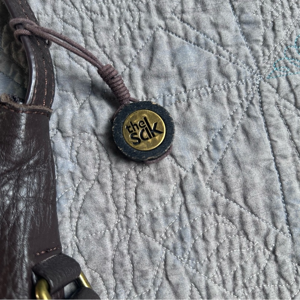 The Sak brown pebbled leather shoulder bag - Picture 5 of 10